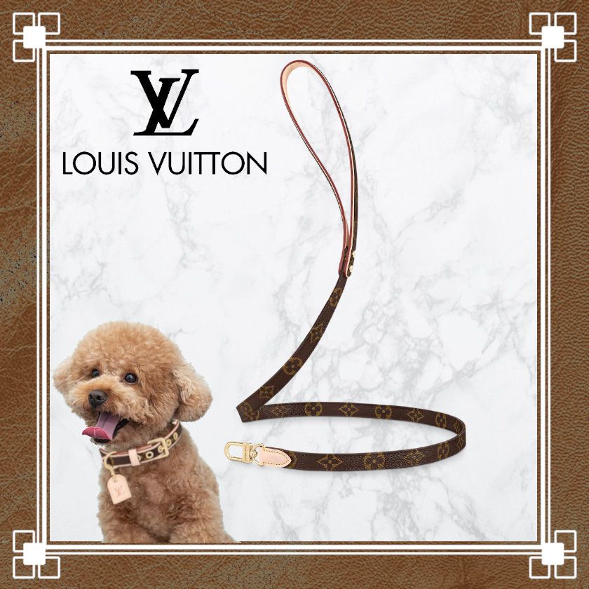 LOUIS VUITTON ルイ ヴィトン ペット用品 小型犬用 リード首輪 ルイ