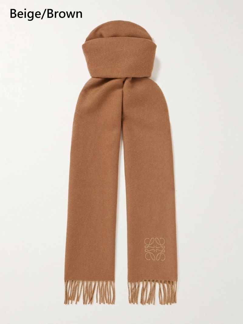 LOEWE】ロエベ バイカラー スカーフ/マフラー ウール カシミア (LOEWE