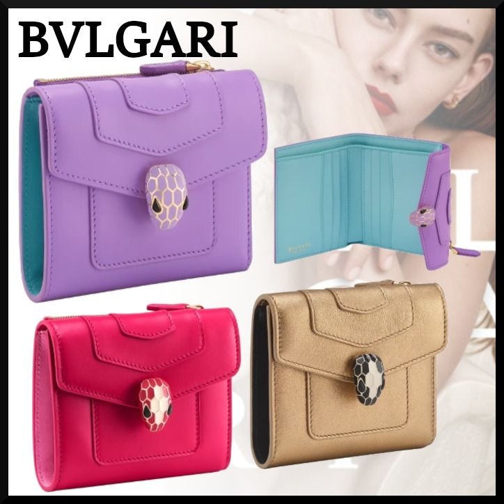 BVLGARI】セルペンティ フォーエバー トリフォールド 折り財布