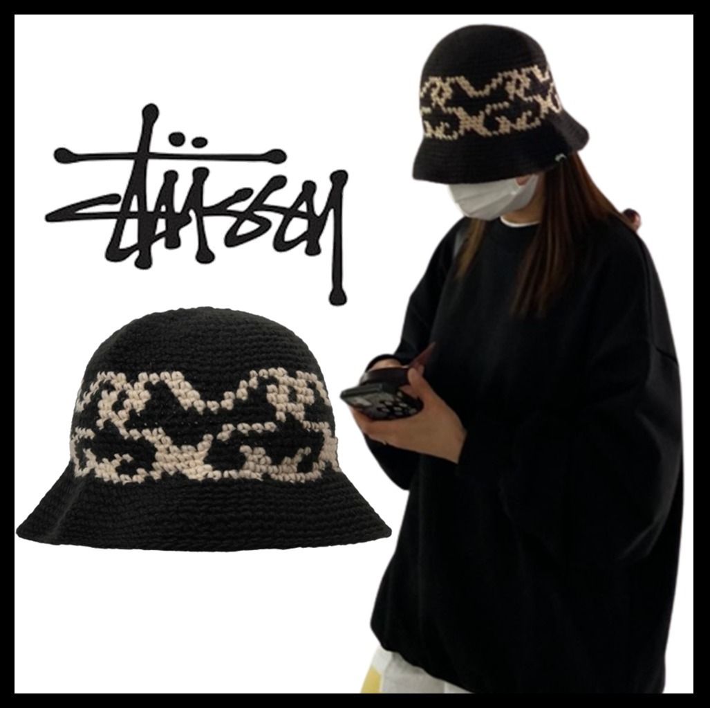 Stussy ニットバケットハットバケハ