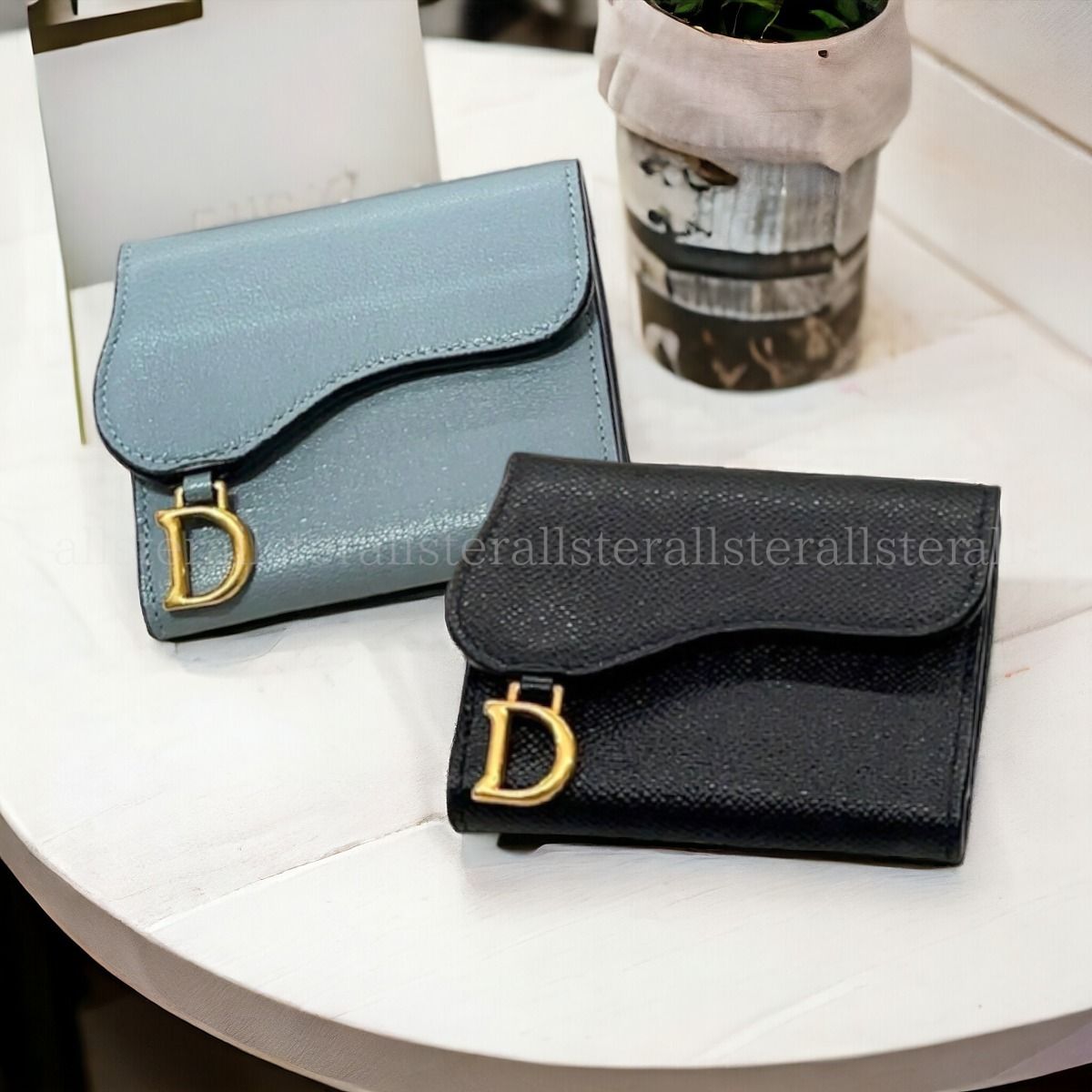 DIOR】ディオール サドル ミニ財布 ロータスウォレット (Dior