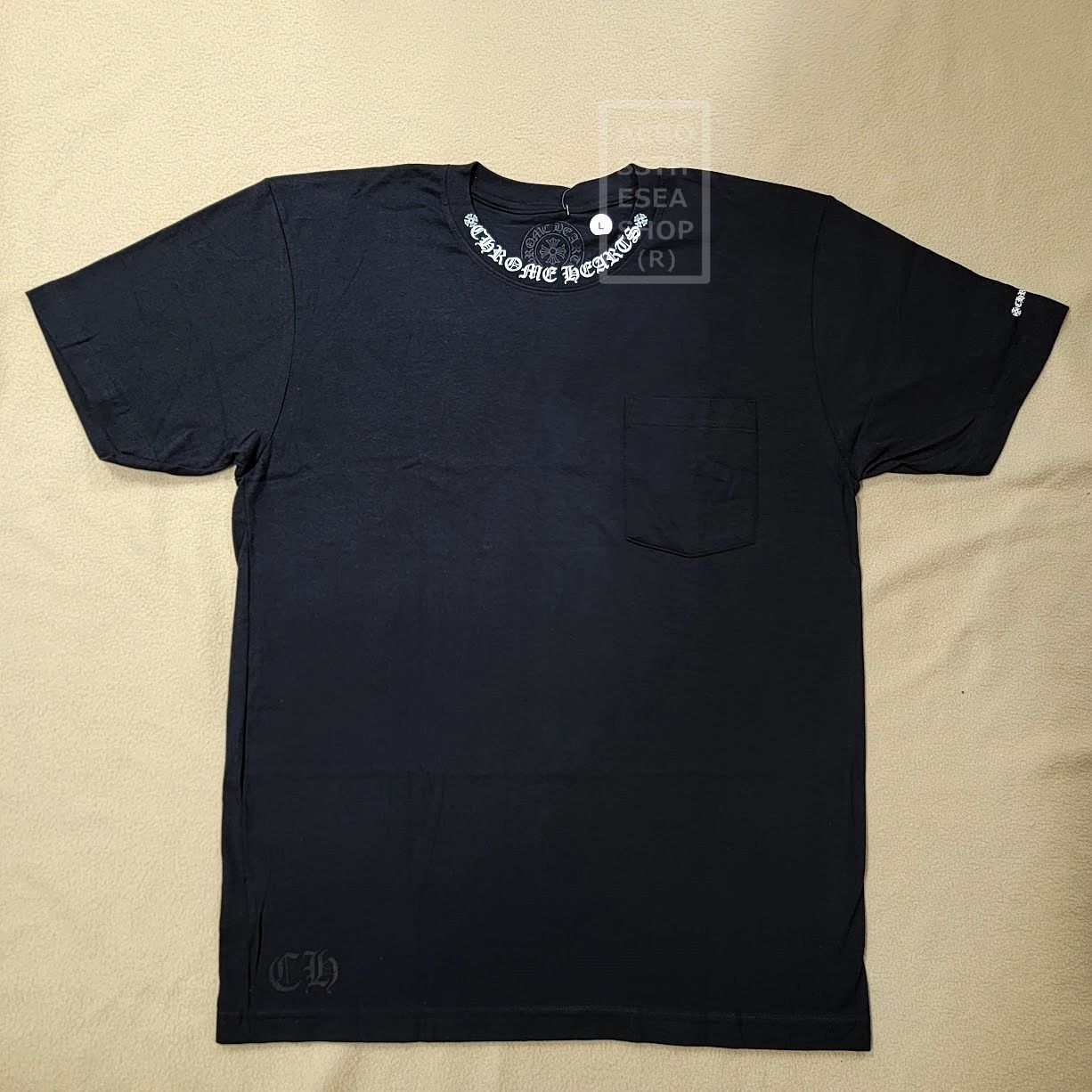 クロムハーツ ネックロゴT クロムハーツTシャツ ネックロゴ ブラック