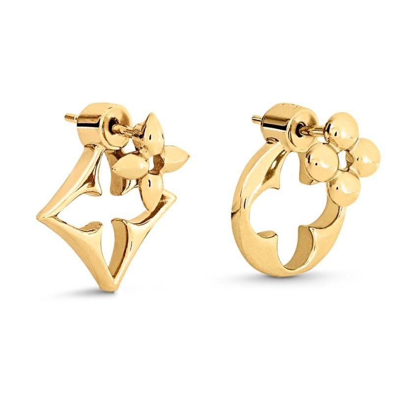 人気☆Louis Vuitton☆ゴールド フラワー ピアス (Louis Vuitton