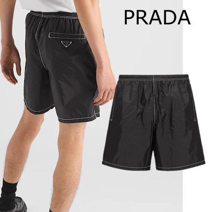 23SS】PRADA プラダ Re-Nylon ロゴ ナイロン スイムウェア (PRADA/水着