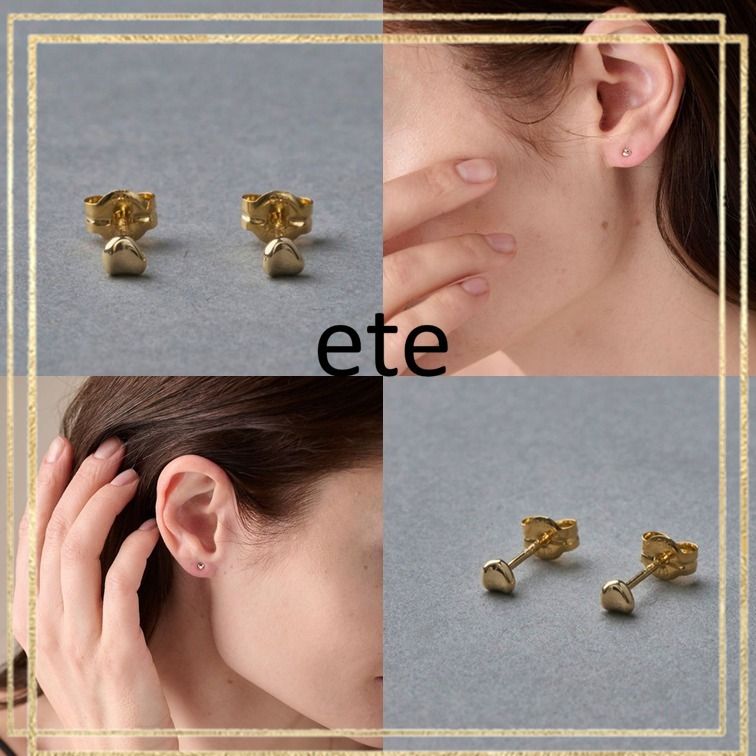 ete エテ ピアス K10YG イエローゴールド ギフト ☆国内発送☆ (ピアス