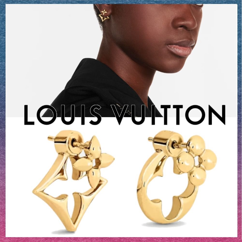 LOUIS VUITTON ピアス フラワーグラム