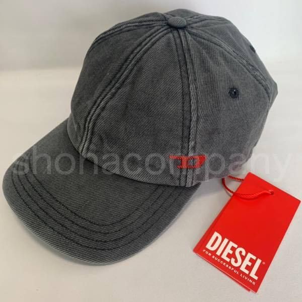 関込】新作◇DIESEL ディーゼル◇サイドDロゴ キャップ (DIESEL