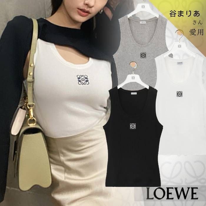 谷まりあさん着用【LOEWE】23SS アナグラム タンク トップ (LOEWE