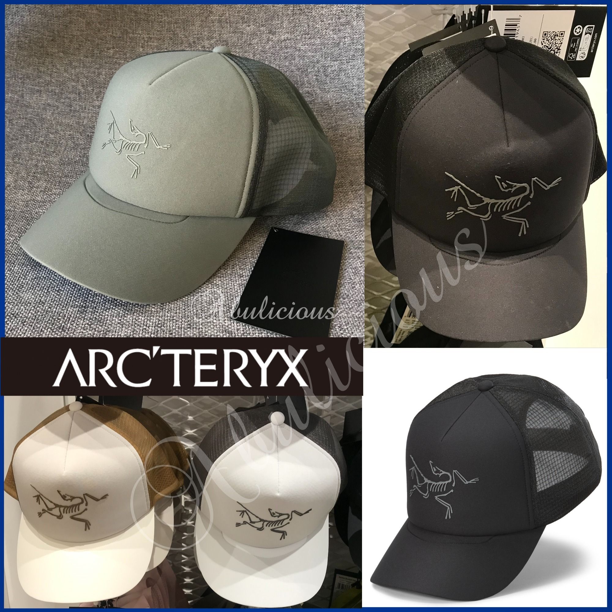 Arc'teryx☆メッシュ・キャップ BIRD CURVED BRIM TRUCKER HAT (ARC