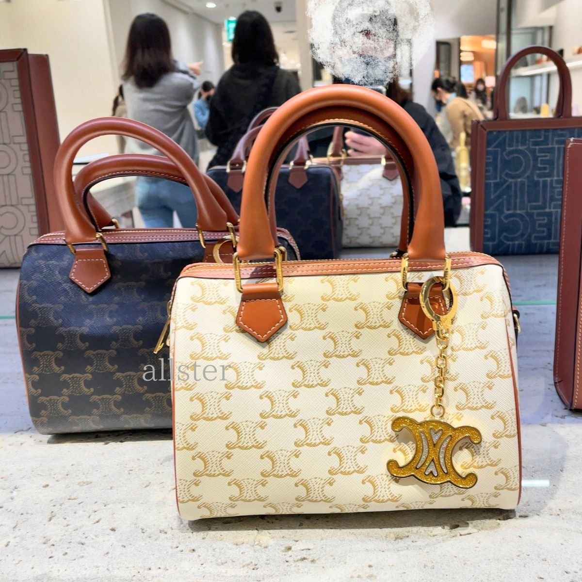 CELINE セリーヌ ボストン 黒 難ありセリーヌ ボストンバッグ