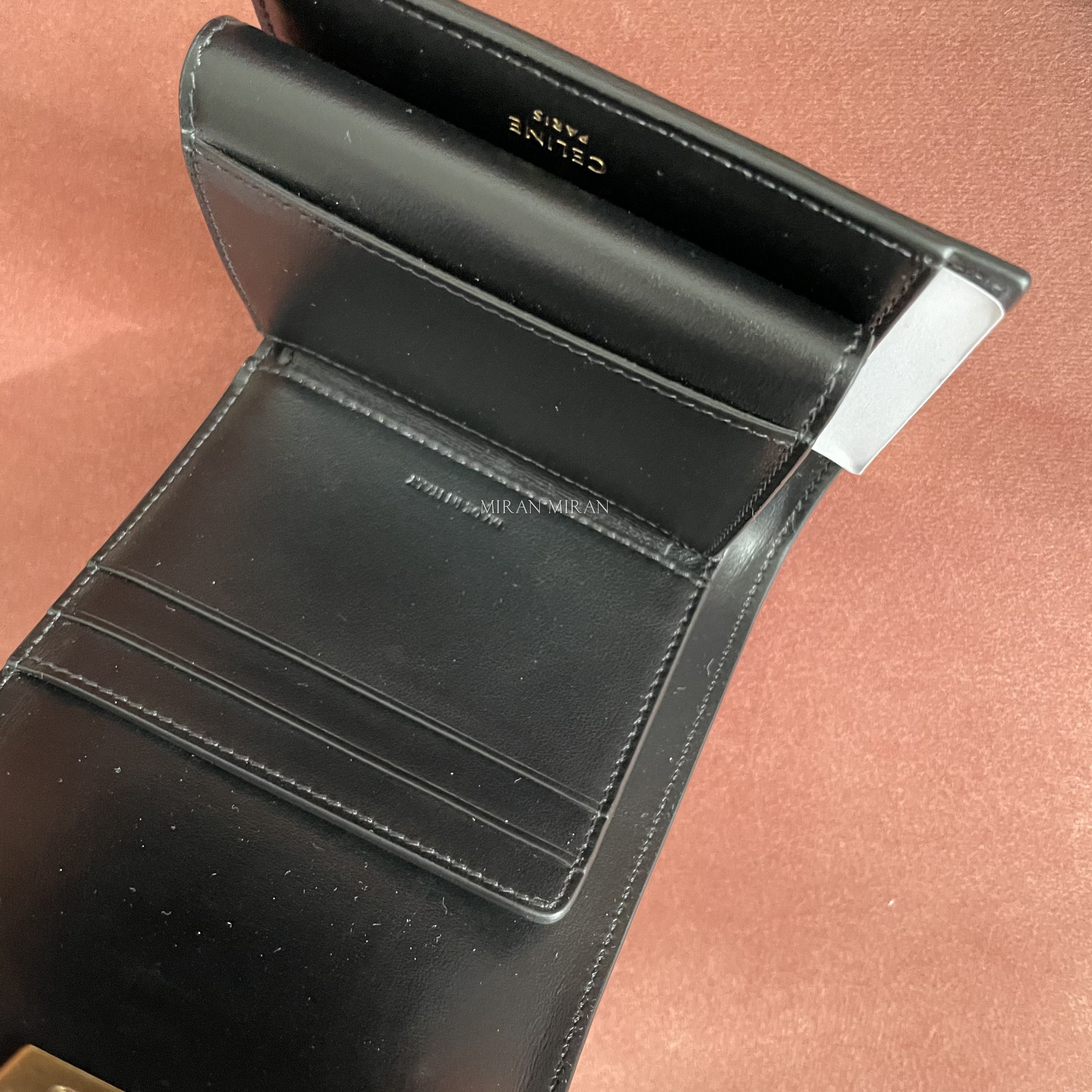 ☆龍様☆CELINE トリフォールドウォレット(箱・巾着・領収書付き) org.jpg