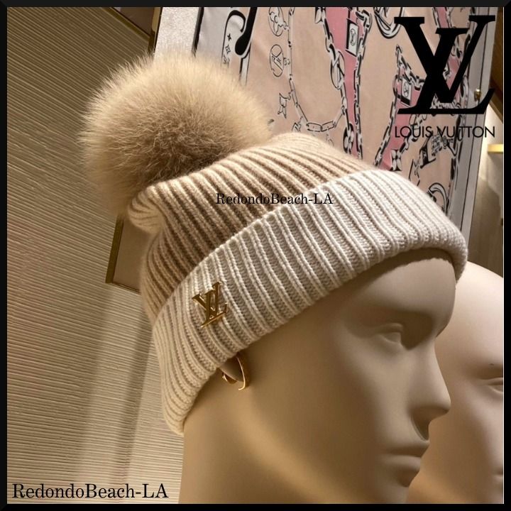 ポンポンが可愛い】☆LOUIS VUITTON☆LV Cold Spark ニット帽 (Louis