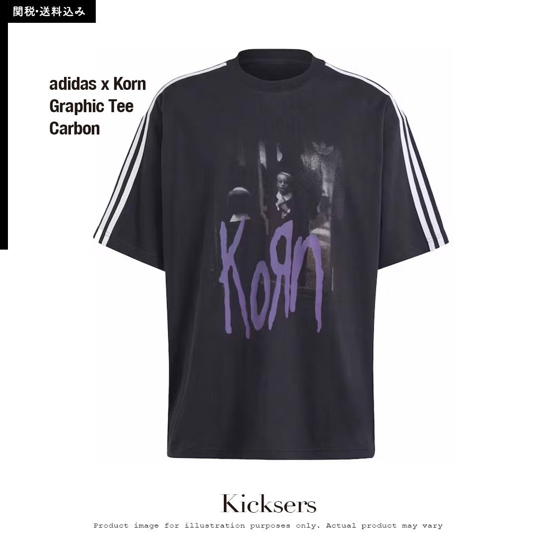 adidas x KoRn Graphic Tee Carbon コーン グラフィック Tシャツ