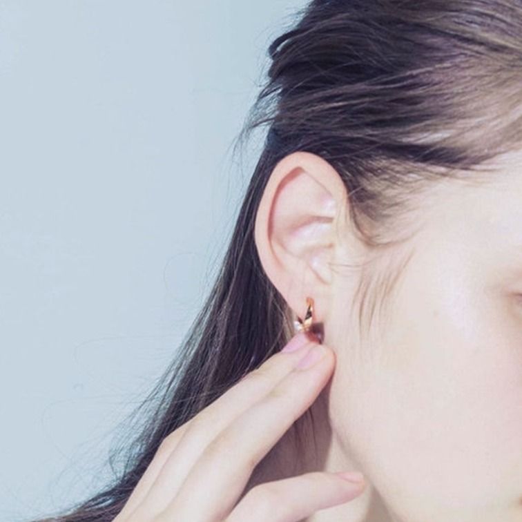 ete エテ イヤリング パール ツイスト フープ ギフト ☆国内発送