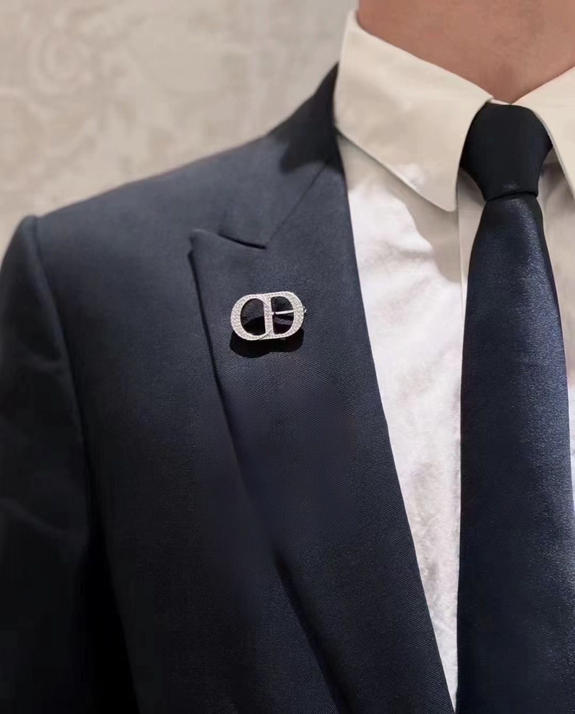 2323 保存箱付きGermany製✨DiorブローチCDロゴ希少刻印