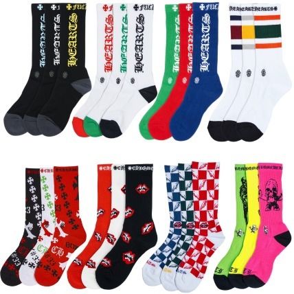 クロムハーツ 靴下 ソックスCHROME HEARTS 関税込 Chrome Hearts