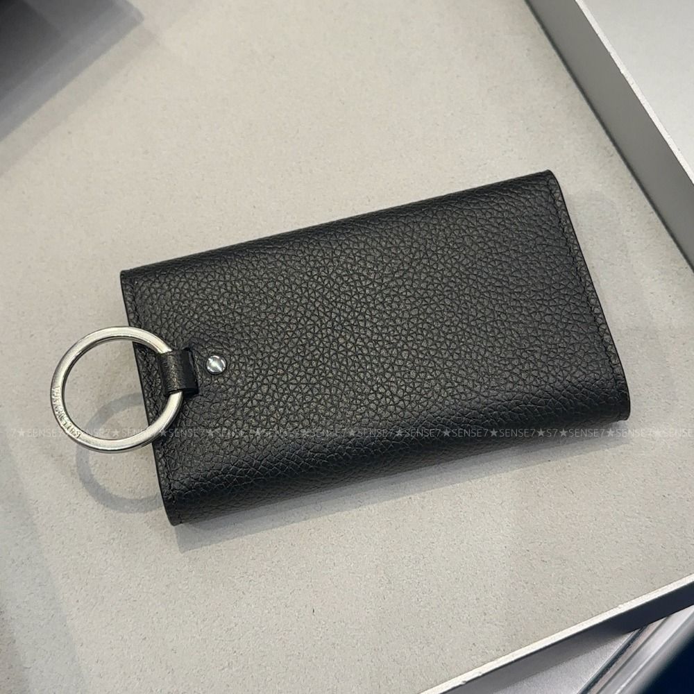 付属完備✨バレンシアガ 6連キーケース キーリング レザー ブラック 黒