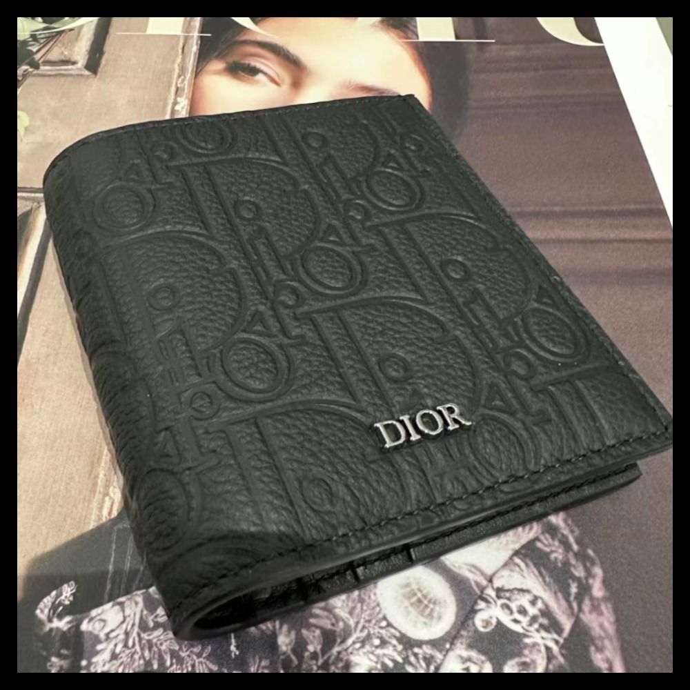 自分へのご褒美に◎】Dior☆バーティカル 2つ折りウォレット (Dior