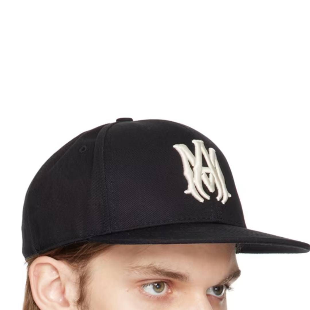 Lサイズあり☆関税込【AMIRI】ブラック M.A. Fitted キャップ (AMIRI