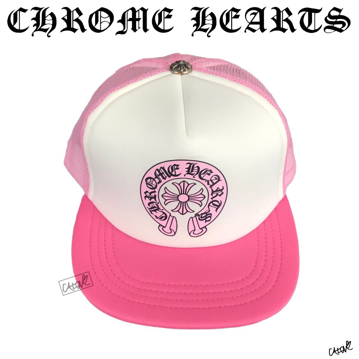 銀座店 銀座店クロムハーツホースシュー トラッカーキャップ CH SV925