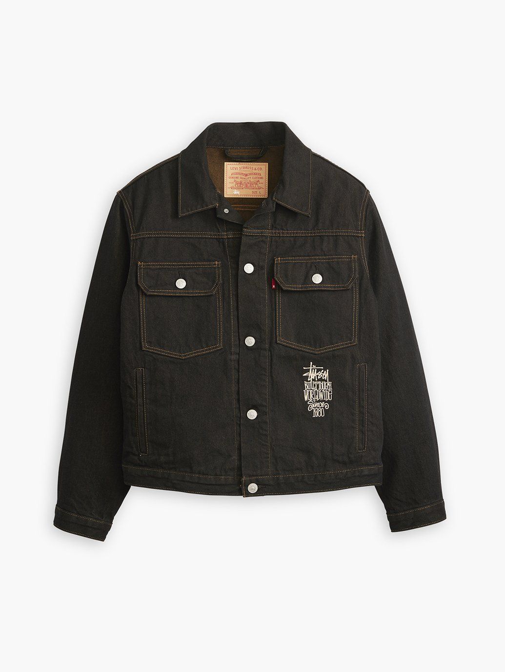 Stussy x Levi's】☆Crispy Trucker Jacket☆送料・関税込☆ (STUSSY