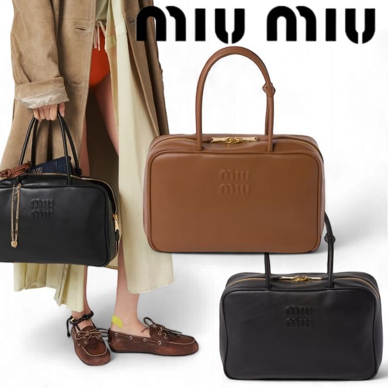 ☆MIU MIU☆ ミュウミュウ レザーボーバッグ (MiuMiu/ハンドバッグ