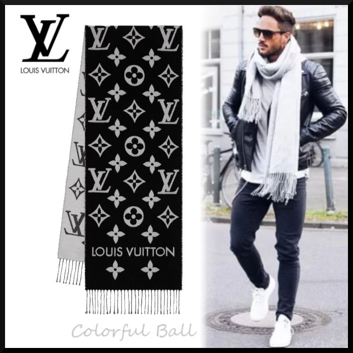 国内発送】Louis Vuitton マフラー LV エセンシャル (Louis Vuitton