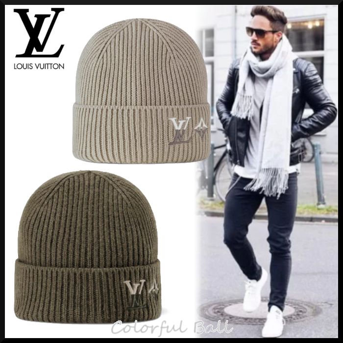安心国内】Louis Vuitton ビーニー LV デュアル ニット帽 (Louis