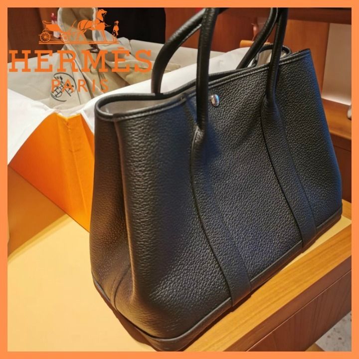 ☆パソコンも入る☆【エルメス】ガーデンパーティPM 36 ノワール
