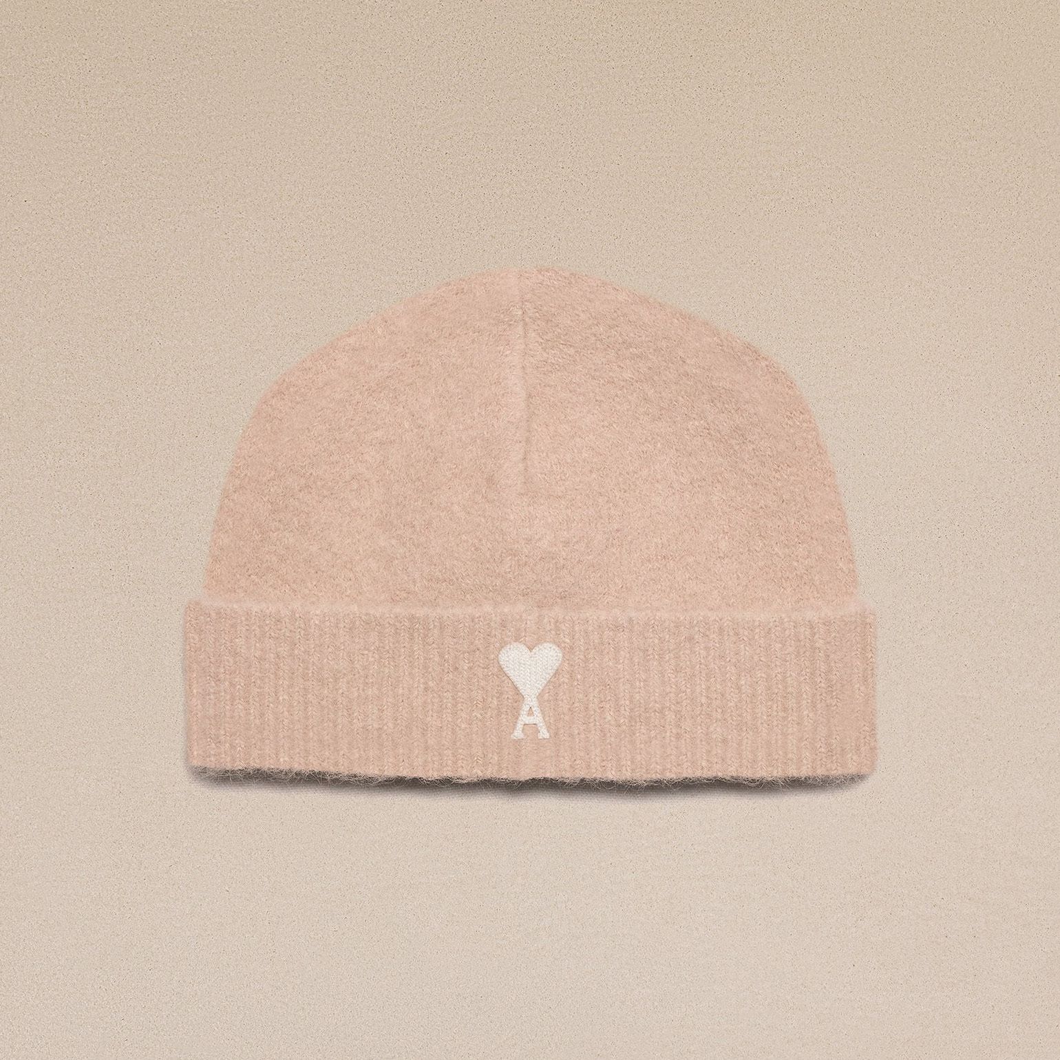 AMI PARIS｜ハートロゴ入り アルパカ ビーニー UHA105.KN0032 (AMI