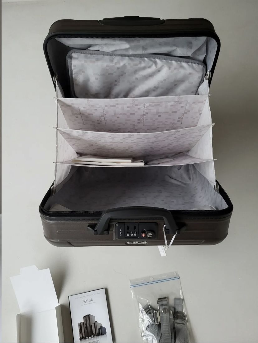 RIMOWA】廃盤品 Salsa Business Trolley ブラウン 4輪 (RIMOWA/スーツ