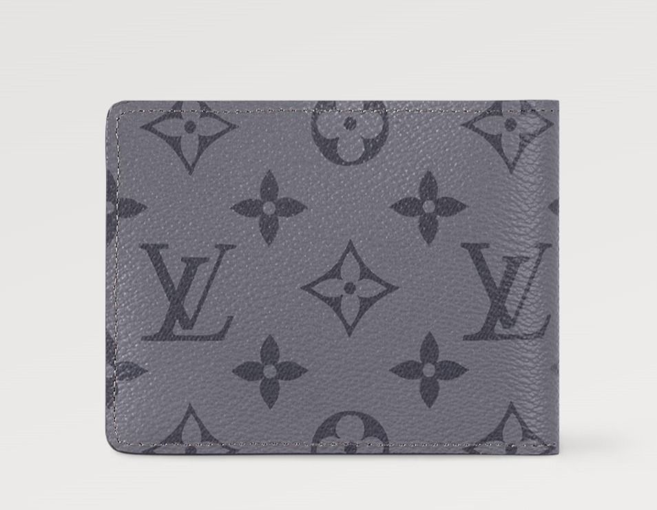LOUIS VUITTON グレー 三つ折り財布 中古・古着通販】LOUIS VUITTON