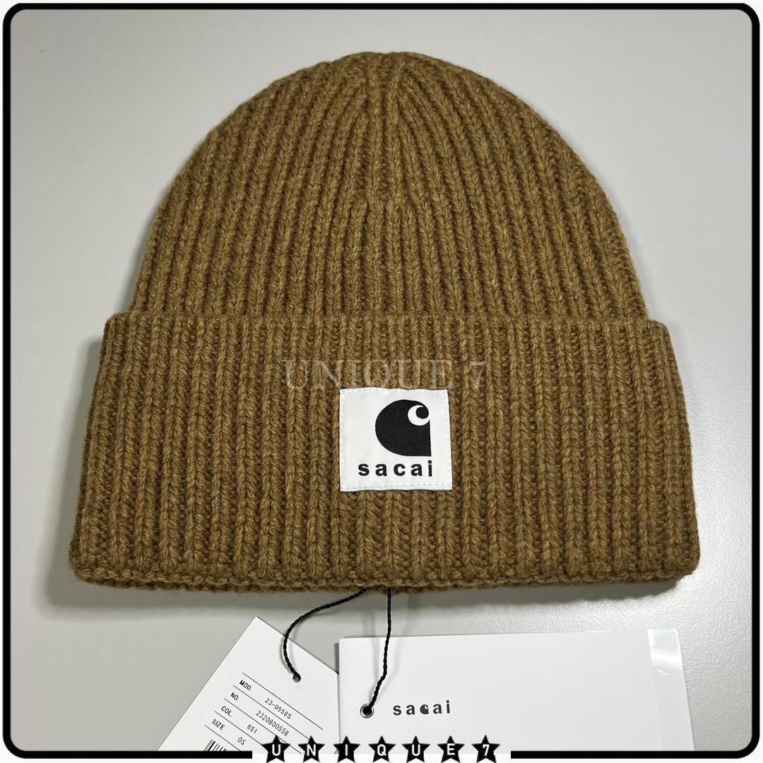 Sacai】 x 【Carhartt】 WIP Beanie Beige (sacai/ニットキャップ