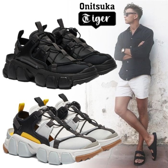 国内直営**onitsuka tiger** DENTIGRE CAGE スニーカーサンダル