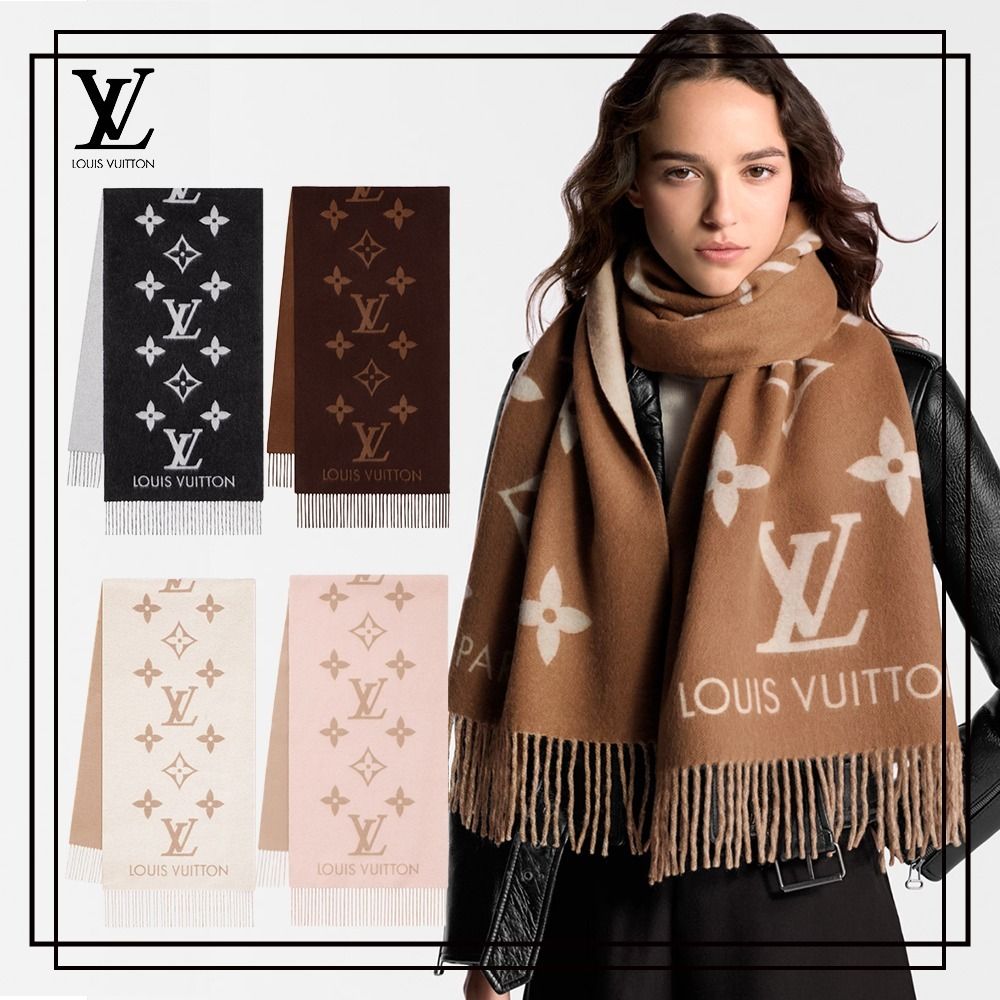 すぐ届く＊国内発送【Louis Vuitton】マフラー・レイキャビック (Louis