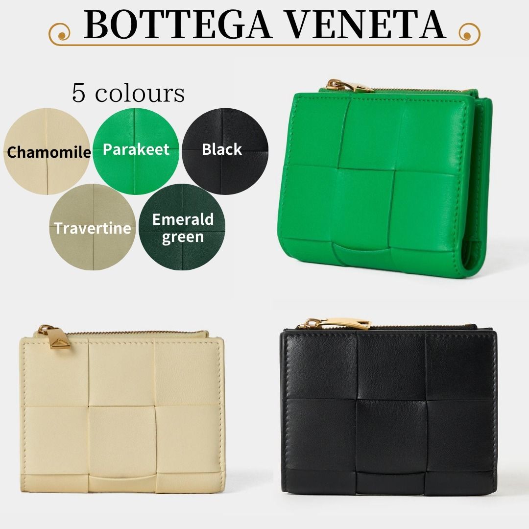 直営店買付】BOTTEGA VENETA スモール カセット 二つ折り財布 (BOTTEGA