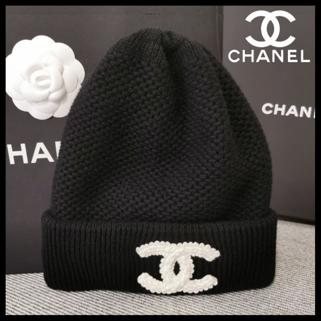 CHANEL シャネル ハット ニット帽 帽子 ビーニー CHANEL】大人気