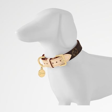 愛犬や愛猫のおしゃれも叶う！】ルイヴィトン 首輪 モノグラム (Louis