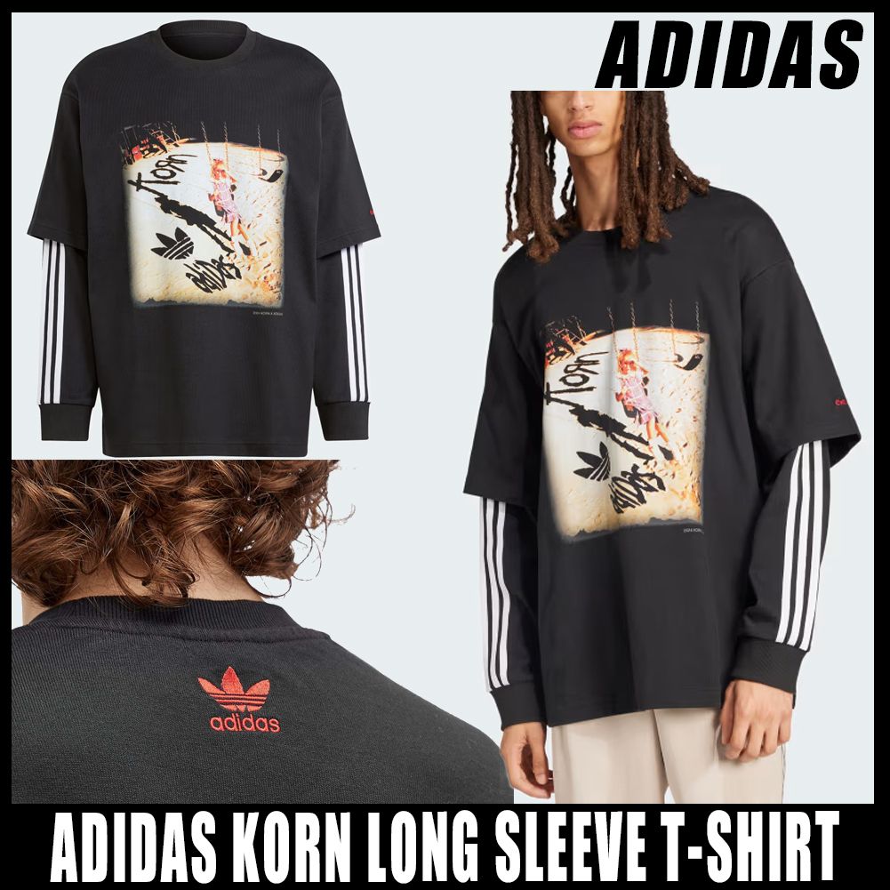 ◇コラボ◇ADIDAS KORN LONG SLEEVE T-SHIRT◇正規品◇関税込