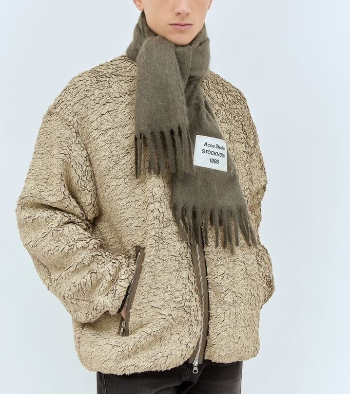 ACNE STUDIOS☆スキニー フリンジ アルパカ マフラー【送料込】 (Acne