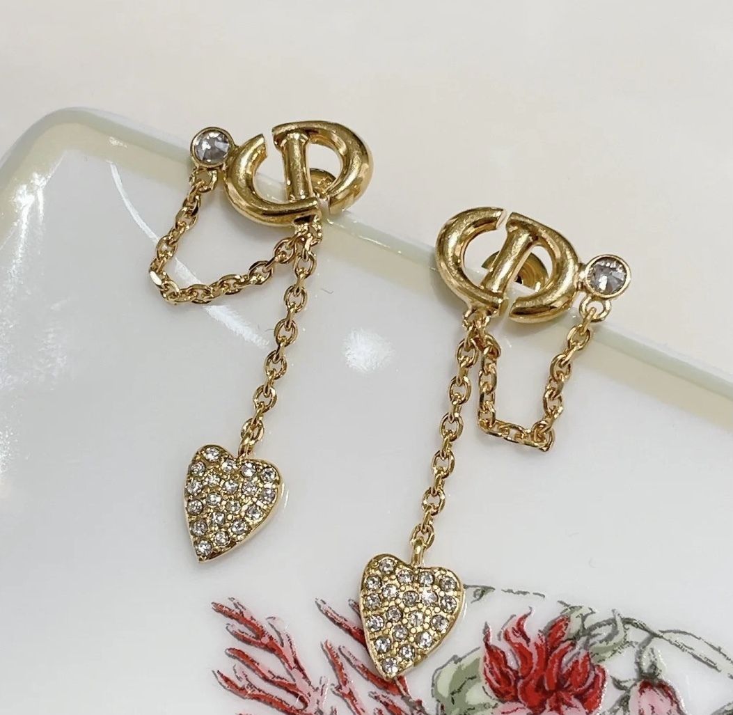 Diorディオールトライバルハートクリスタル パール ピアス DIOR | Dior