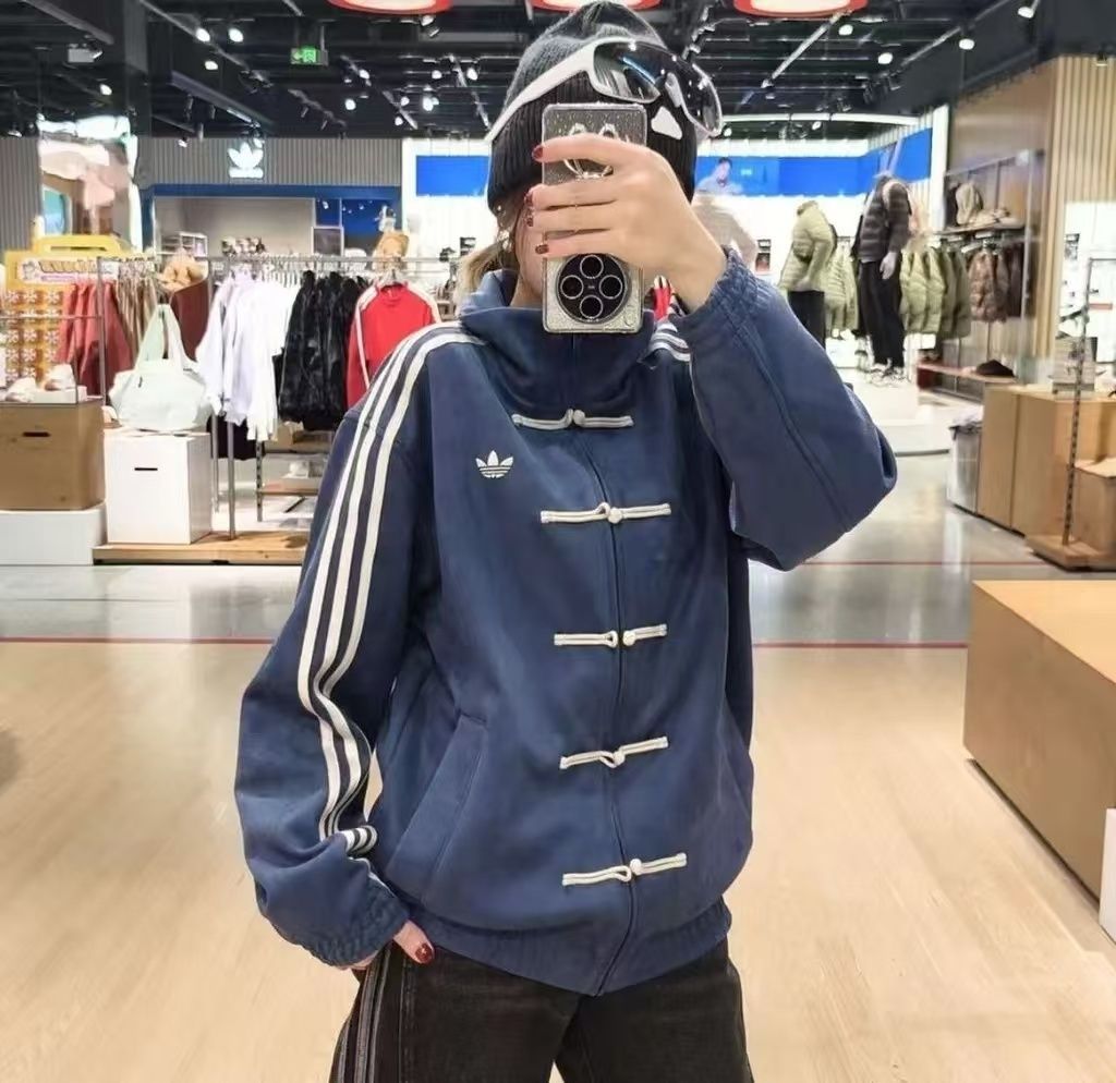 adidasアディダス 中国限定 蛇年トラックジャケット ネイビー Sサイズ