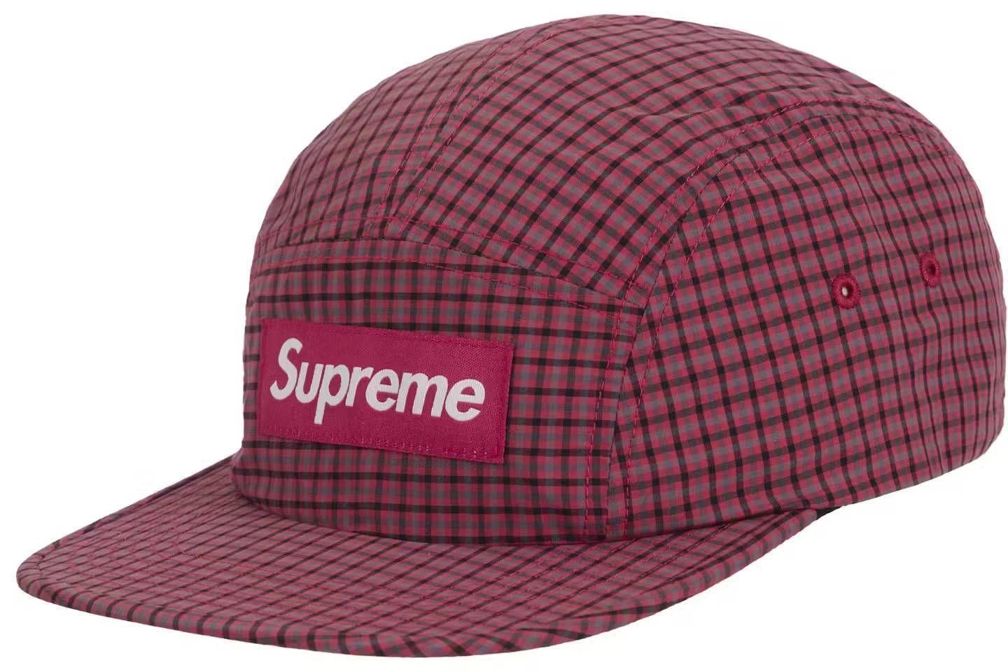 シュプリーム☆チェックキャップ☆Cordura Plaid Camp Cap (Supreme