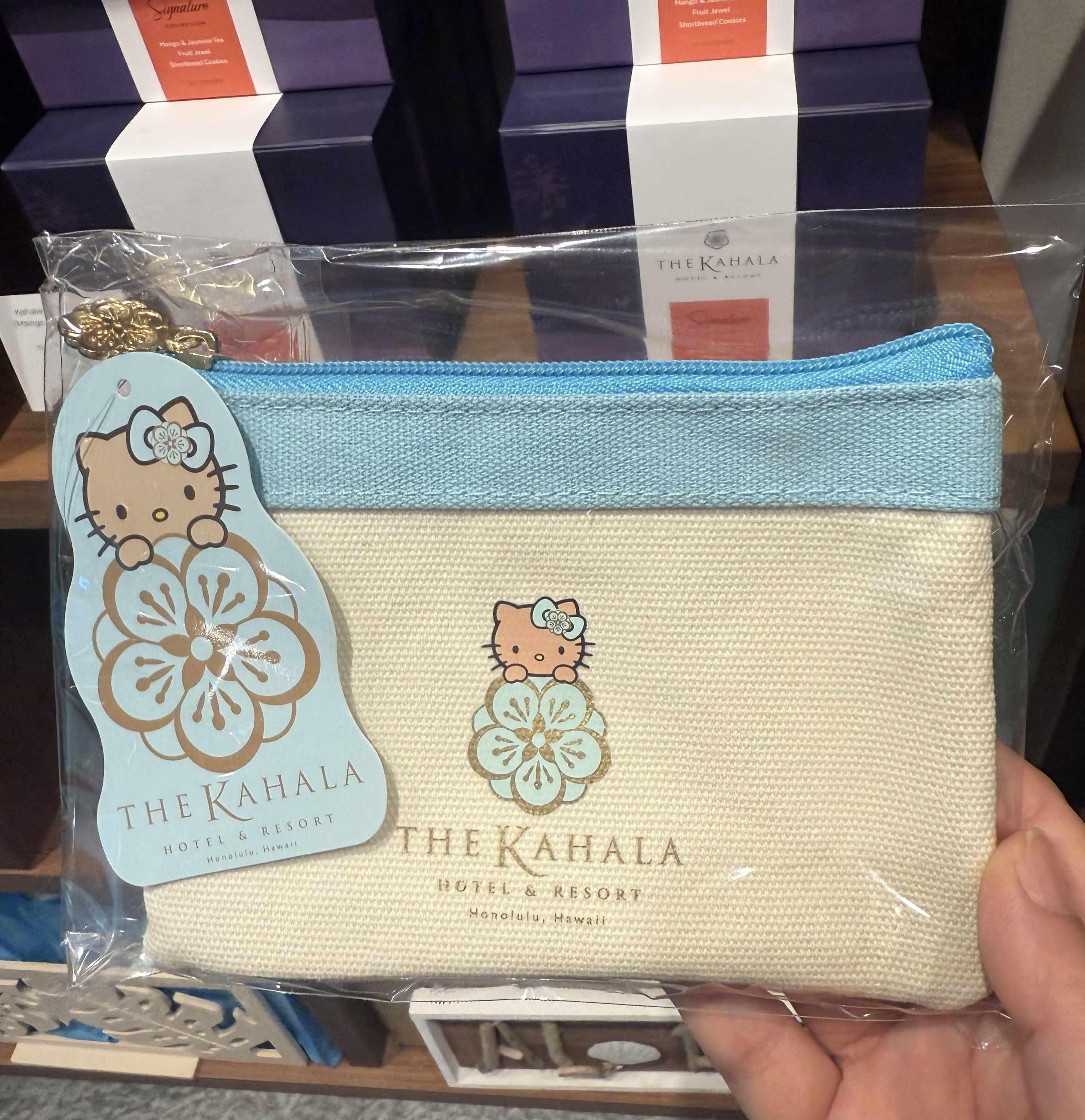 ハワイ カハラホテル☆日焼けキティ ポーチ、小物入れ、小銭入れ