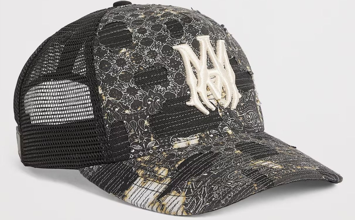 AMIRI】アミリ☆Cap☆バンダナ リペア キャップ (AMIRI/キャップ