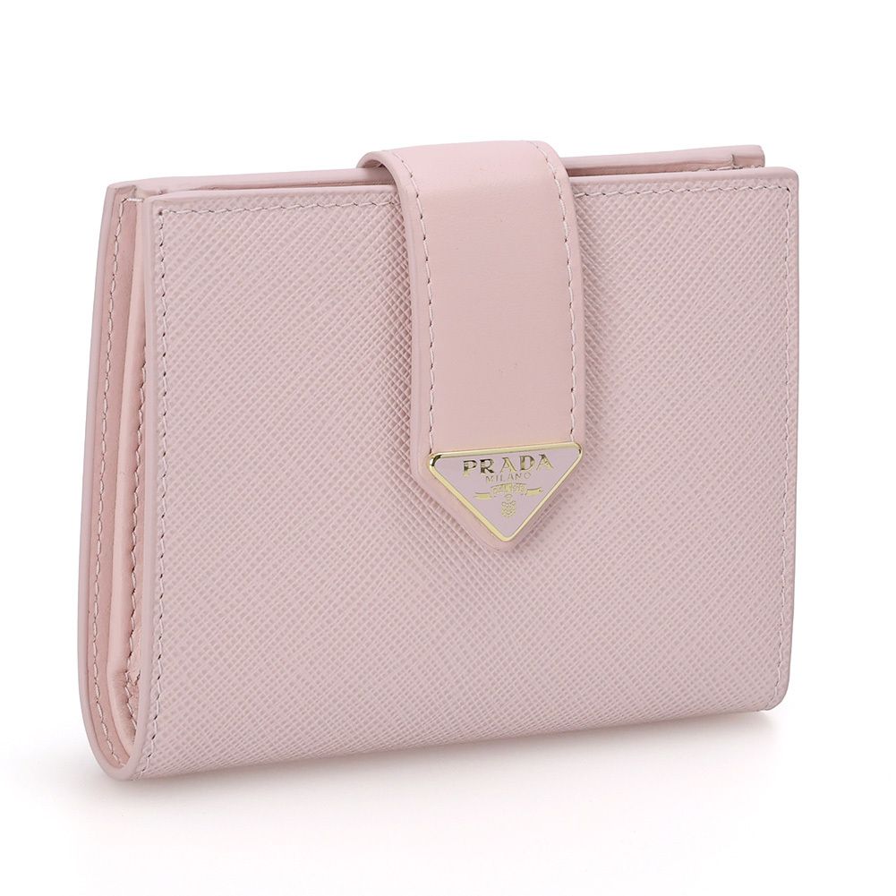 PRADA／プラダ | サフィアーノ 二つ折り財布・ミニ財布(ピンク) (PRADA