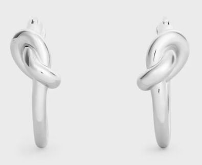 CELINE】セリーヌ ノットスモールフープピアス (CELINE/ピアス