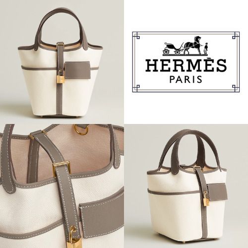 ツートンカラーがオシャレ☆{HERMES} ピコタンロック18 ポケット