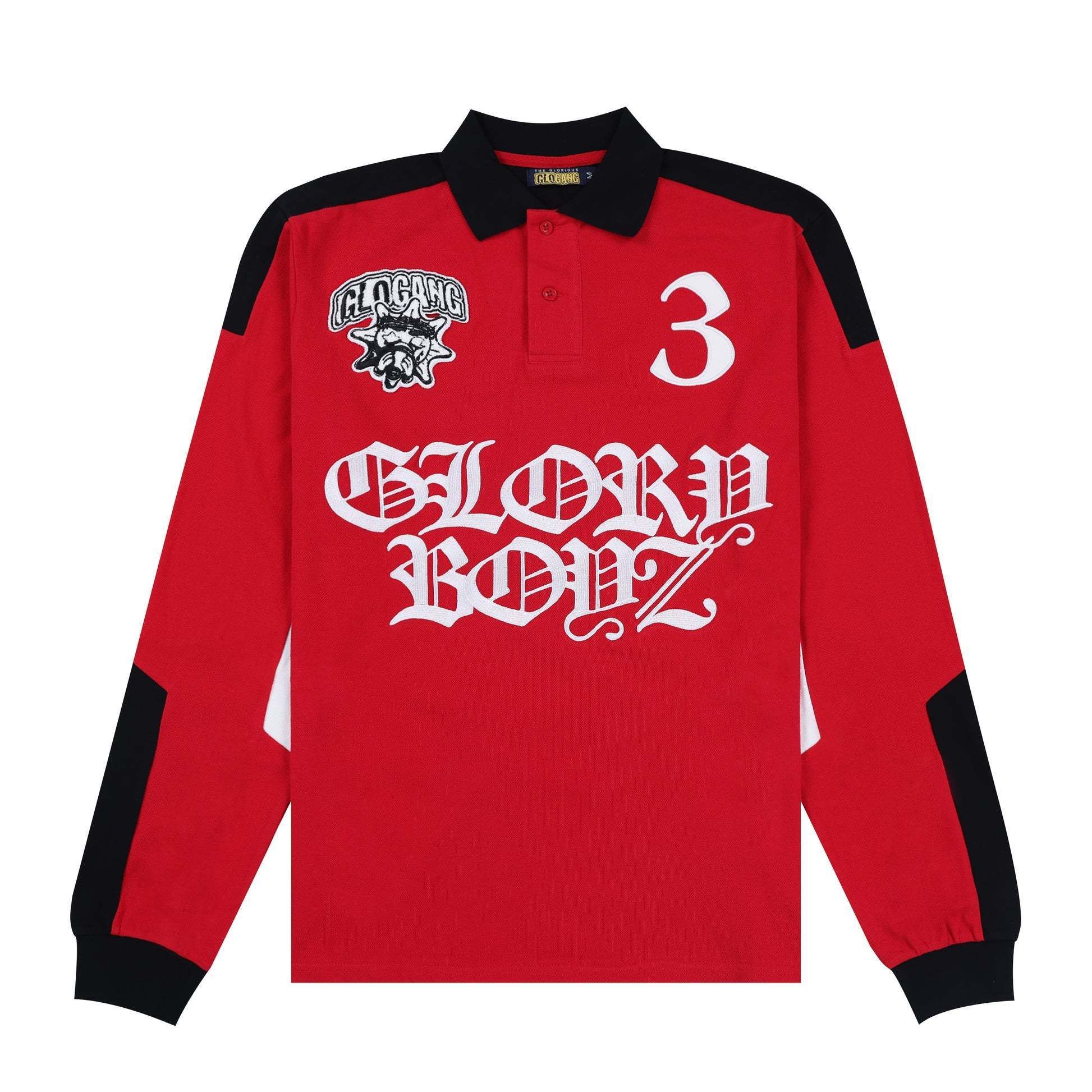 ◇GLOGANG◇グロギャング レベル3 ラグビー ロンT 送料込 (Glo Gang/T