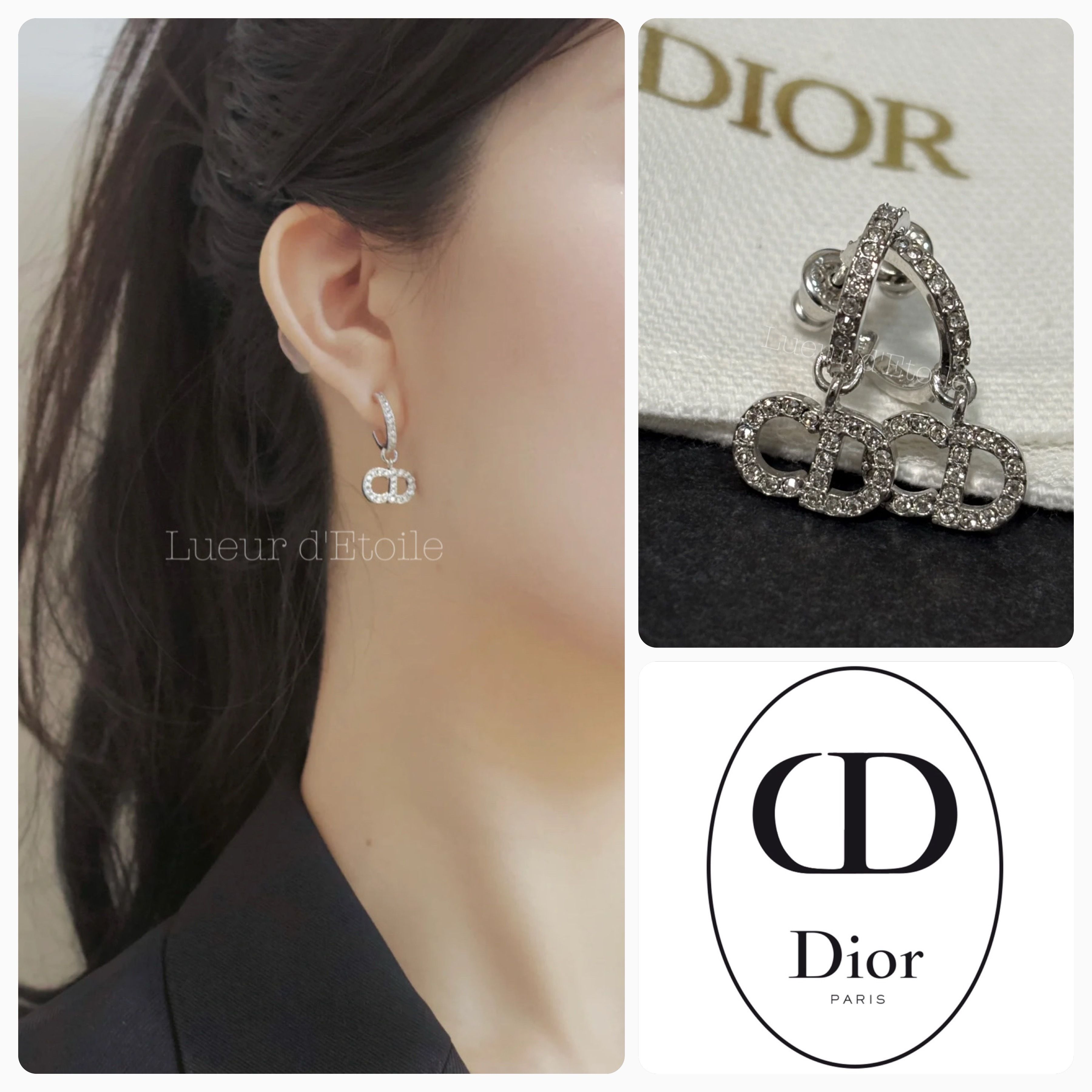 エレガント☆】DIOR Clair D Lune ピアス (Dior/ピアス